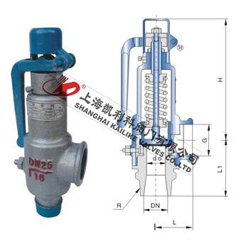 A27H、A27W、A27Y弹簧微启式外螺纹安全阀
